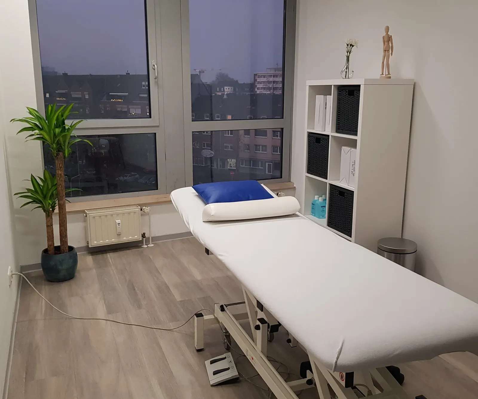 Behandlungsraum der Physiopraxis Emans in Mönchengladbach